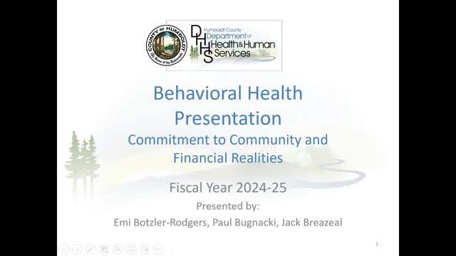 Humboldt County Behavioral Health reports $2.7M budget shortfall amidst increased service demands