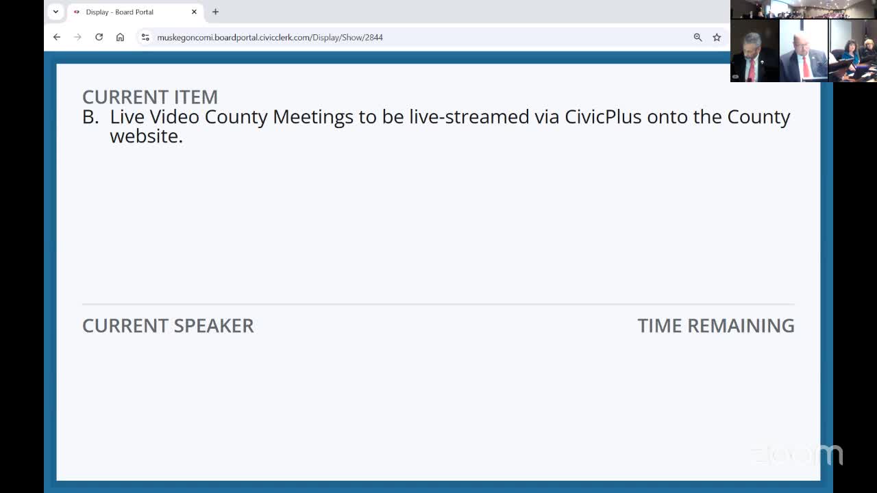 Commissioner Hayes advocates for online public comment in Muskegon County meetings