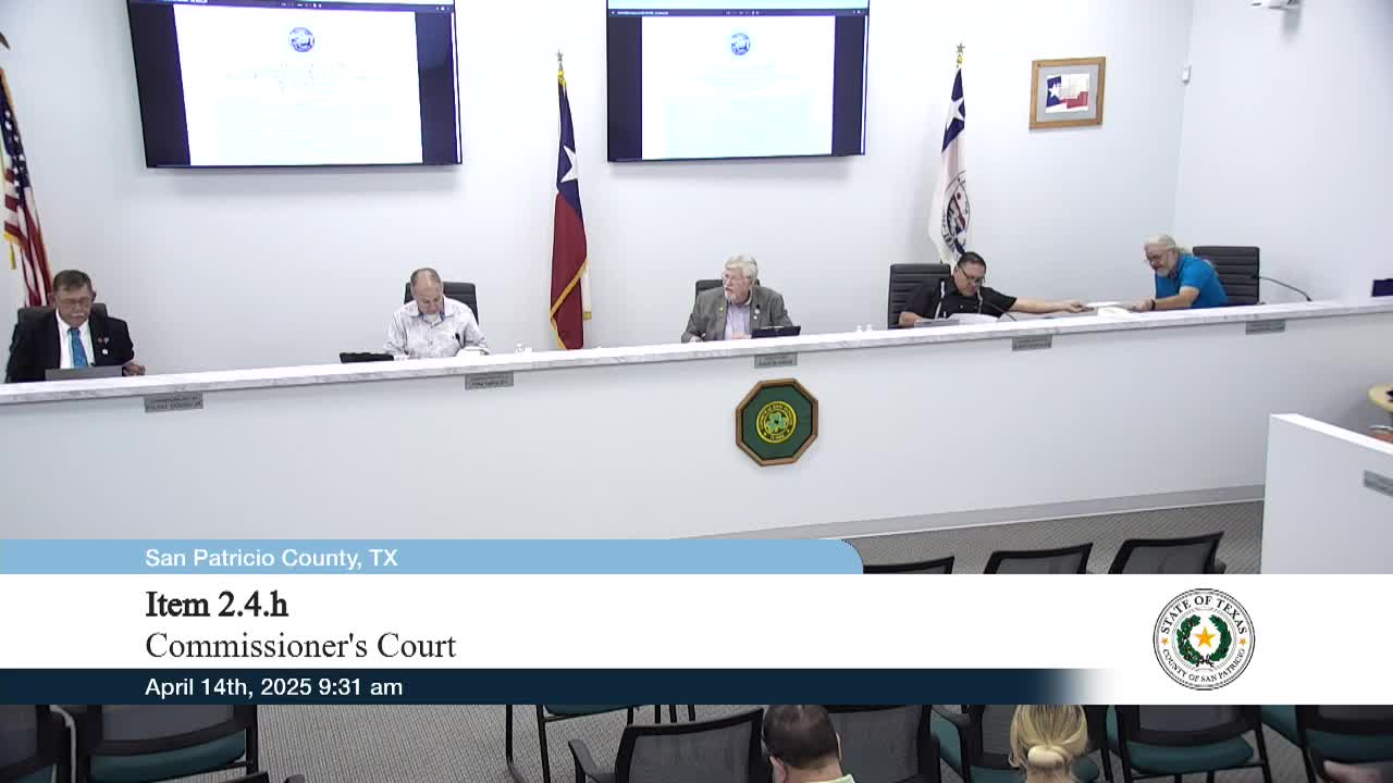 San Patricio County accepts $25.9 million GLO mitigation grant to fund flood projects