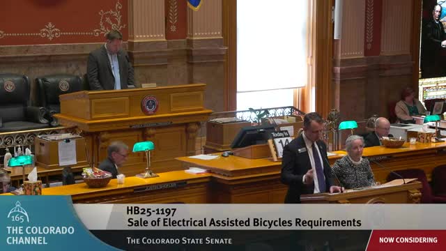 Colorado Senate passes House Bill 1197 regulating e-bike modifications for safety