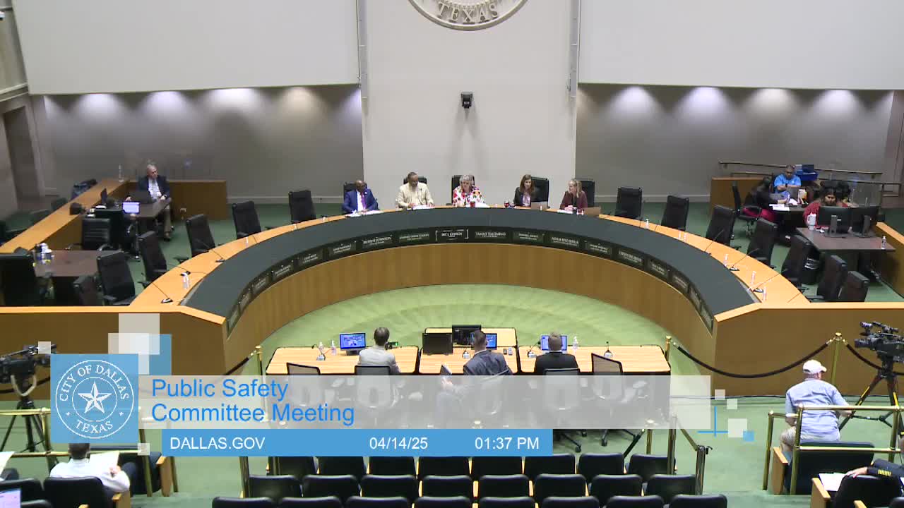 Council reviews public safety response times and DFR improvements under new leadership