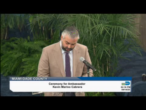 Kevin Marino Cabrera sworn in as US Ambassador to Panama