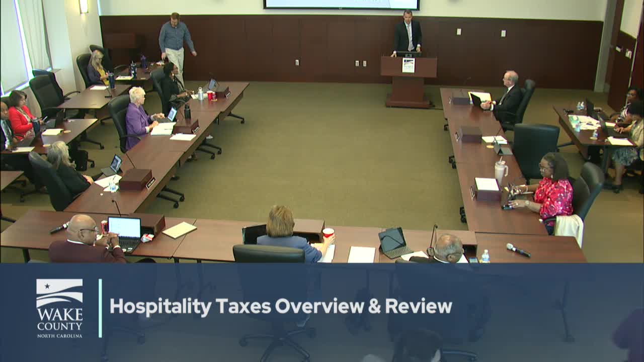 Wake County discusses hospitality tax funding for major projects including convention center expansions