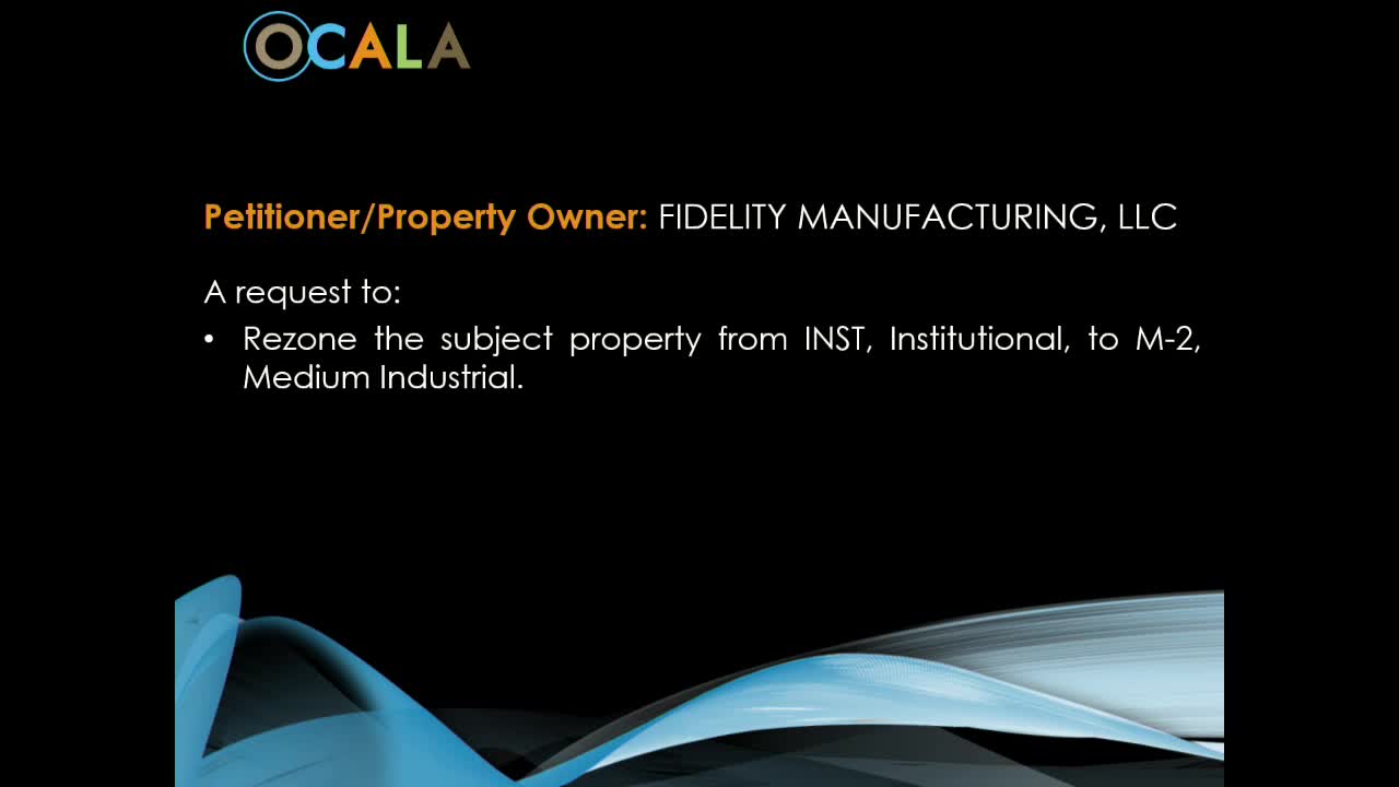 Council approves rezoning of former residence to M-2 industrial for Fidelity Manufacturing