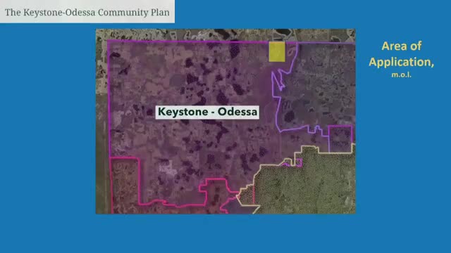 Keystone Civic Association opposes residential zoning changes in Odessa community plan