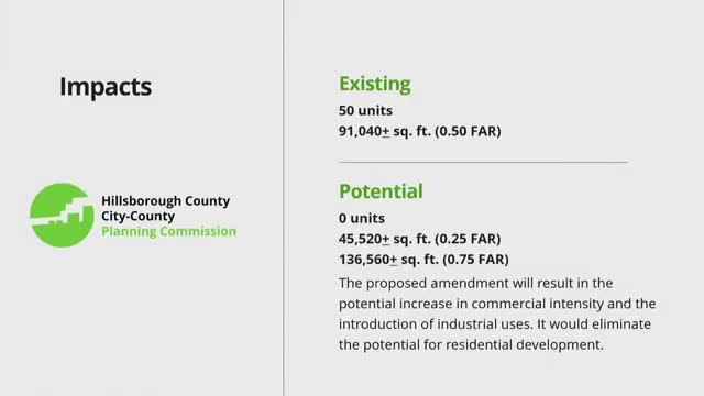 Hillsborough County Planning Commission supports light industrial land use change for Palm River