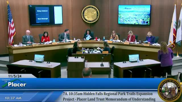 Placer County approves Big Hill Preserve for Hidden Falls Regional Park expansion