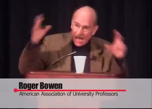 Panelists debate academic freedom for adjunct professors at faculty meeting