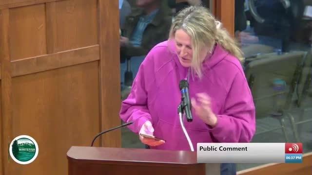 Regan Peschel advocates for River Path Project in Whitefish
