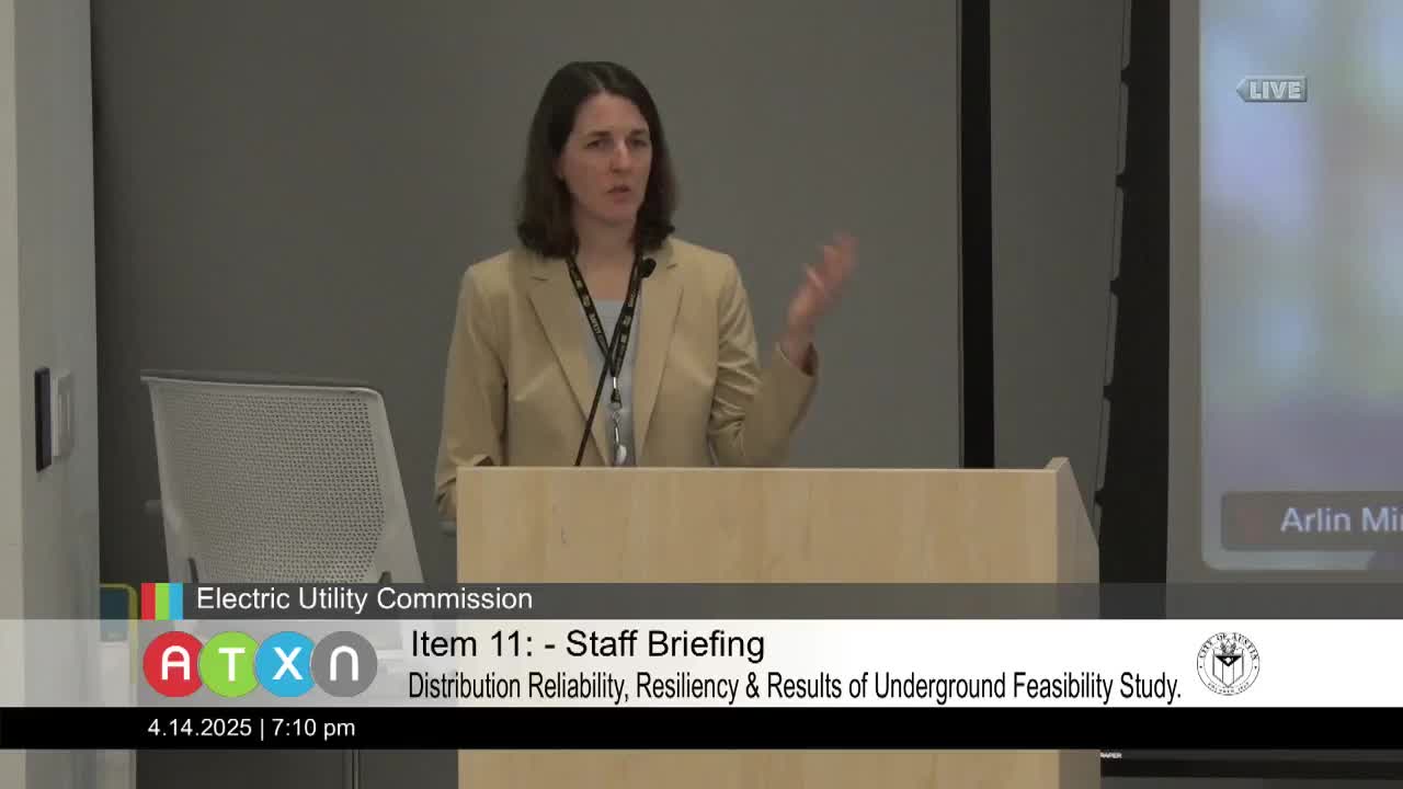 Austin Energy considers 33 underground distribution corridors to enhance infrastructure resilience
