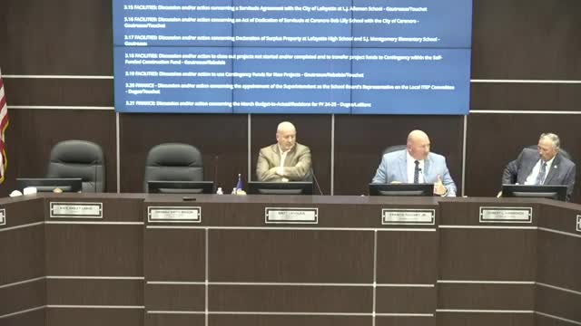 Lafayette School Board streamlines bus routes for increased efficiency in 2526 school year