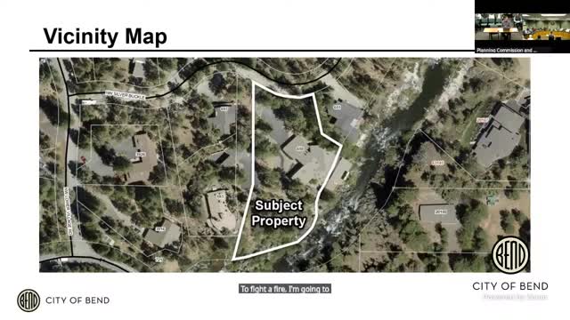 Bend Planning Commission reviews fire code and setback regulations for Rimrock West subdivision