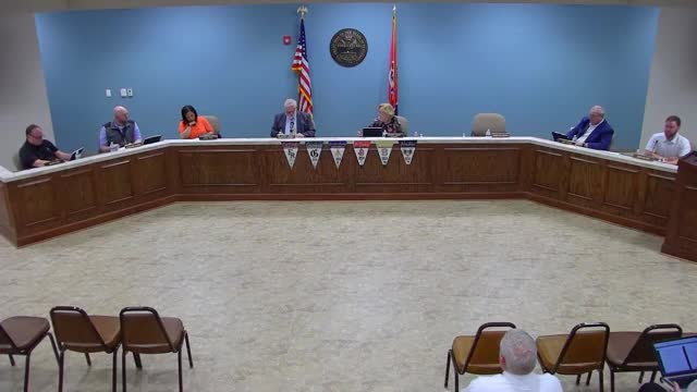 Board approves Joe Burns decorative entry, $56,000 parking/striping bid and Central Quadrant landscaping contract