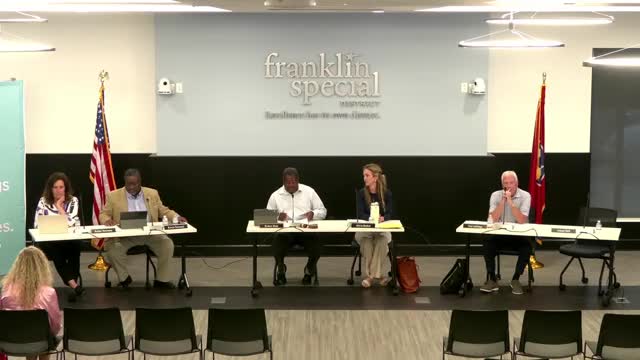 FSD leadership emphasizes professional learning communities; director reports enrollment, recruitment and summer-program plans