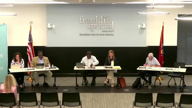 Franklin SSD board approves science textbook adoption and advances grading-policy revision