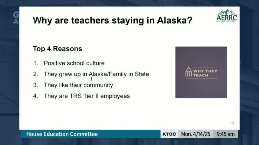 Alaska educators discuss reasons for staying and leaving teaching profession
