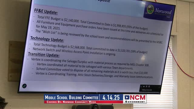 School Committee approves $110K in technology purchase orders for new equipment