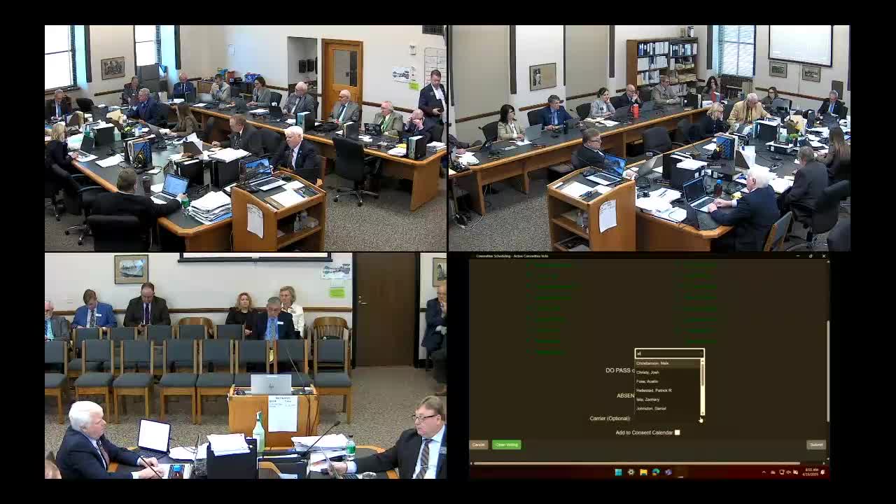 Committee pares tax changes from renewals for retired peace officers, approves surviving-spouse benefit extension