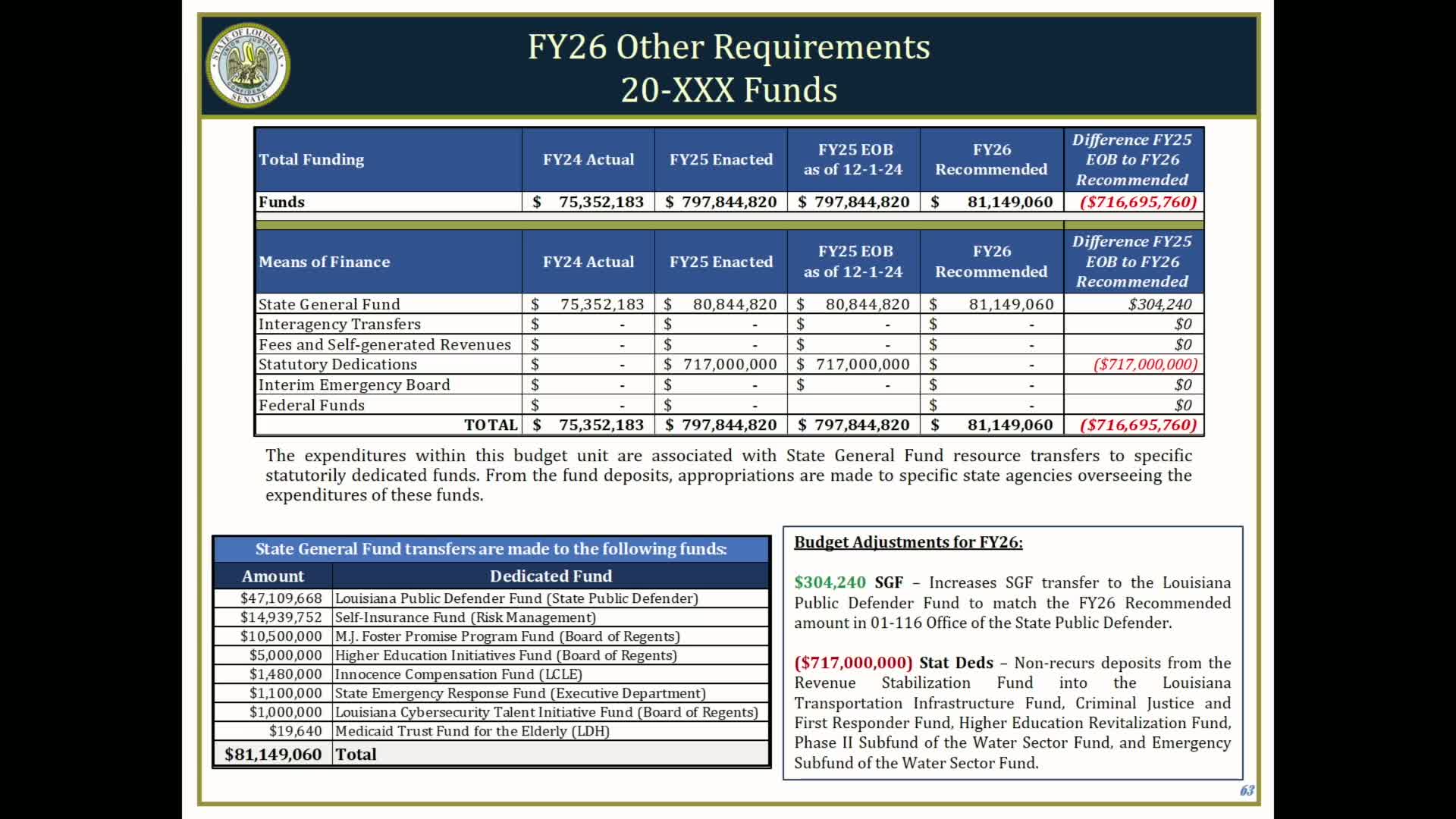 Senator Stein questions $30M vehicle financing program in budget meeting