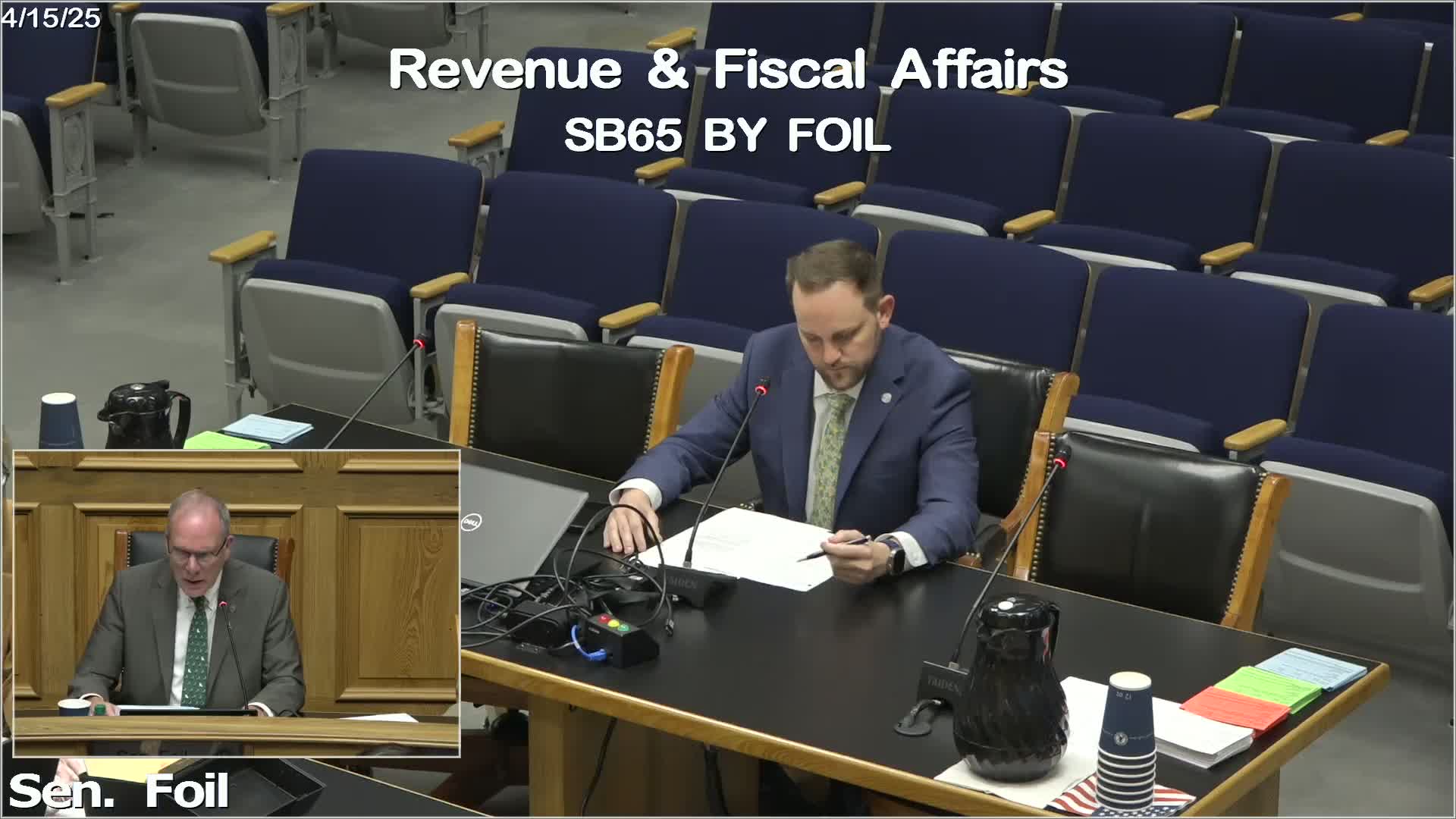 Chairman Fall advocates for tax equity in ABLE Act amendments