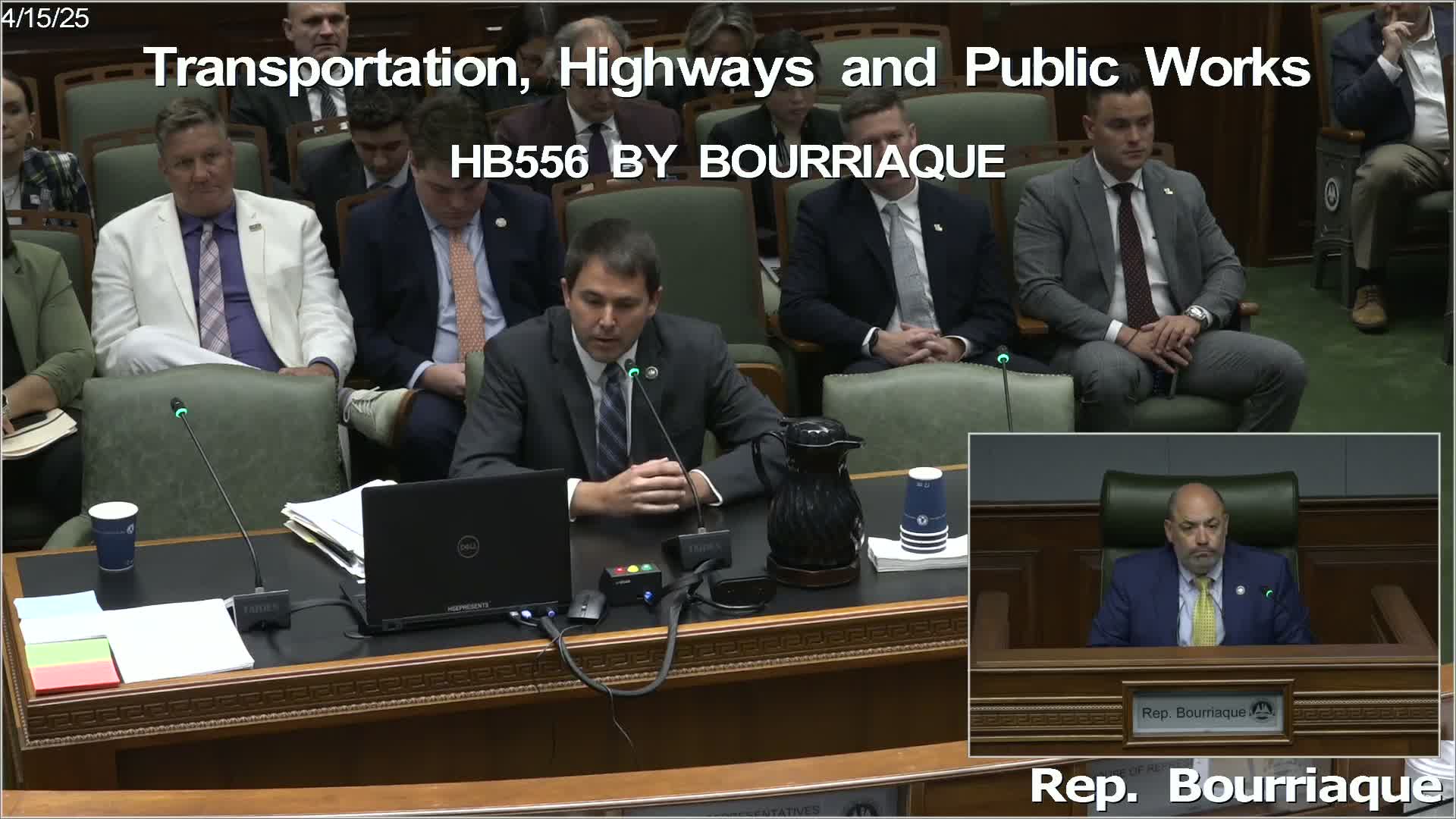 Chairman Boriak leads amendments for House Bill 528 on transportation reforms