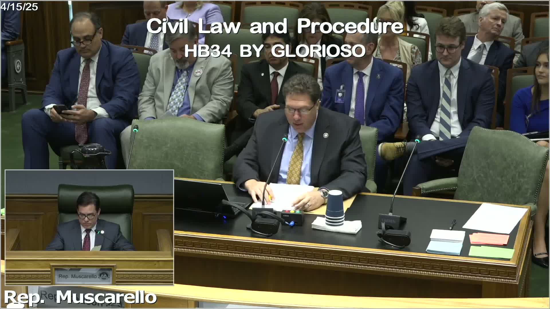 Representative Glorioso presents HB 34 to enhance transparency in Louisiana's medical expense recovery
