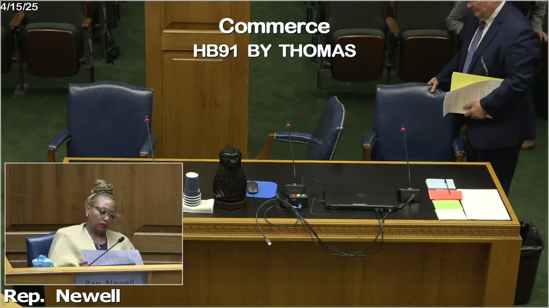 Representative Gadbury advances House Bill 318 addressing manufactured housing flood regulations