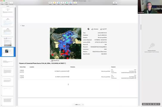 CarbonMapper conducts flyovers to track methane emissions at Coffin Butte Landfill