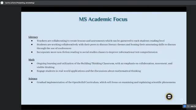 Dag Hammarskjold Middle School focuses on student wellness and parent engagement initiatives