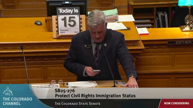 Senate debates immigration amendment allowing local law enforcement cooperation with ICE