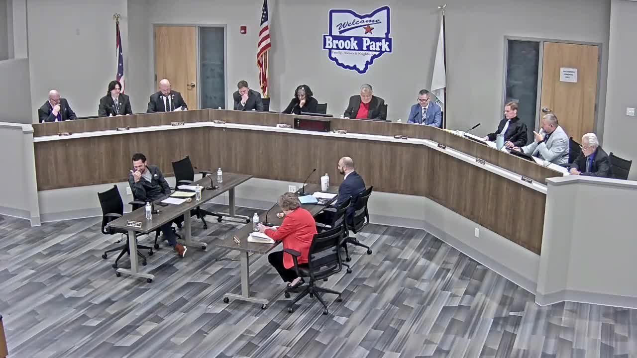 Brook Park Council discusses American Legion field repairs and tornado recovery efforts