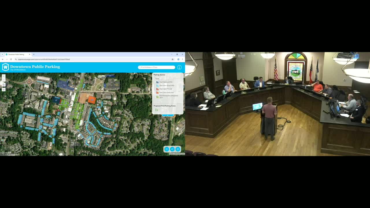 Woodstock Council proposes first hour free parking and data collection initiatives