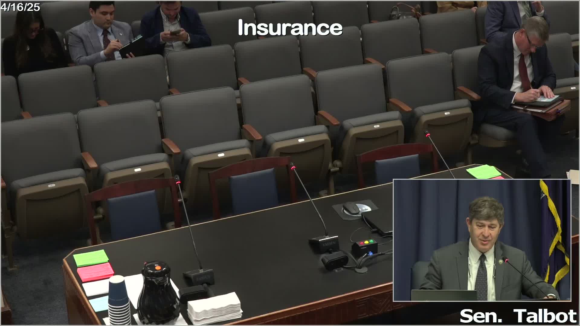 Panel backs bill requiring insurers to include rate-transparency reports with filings