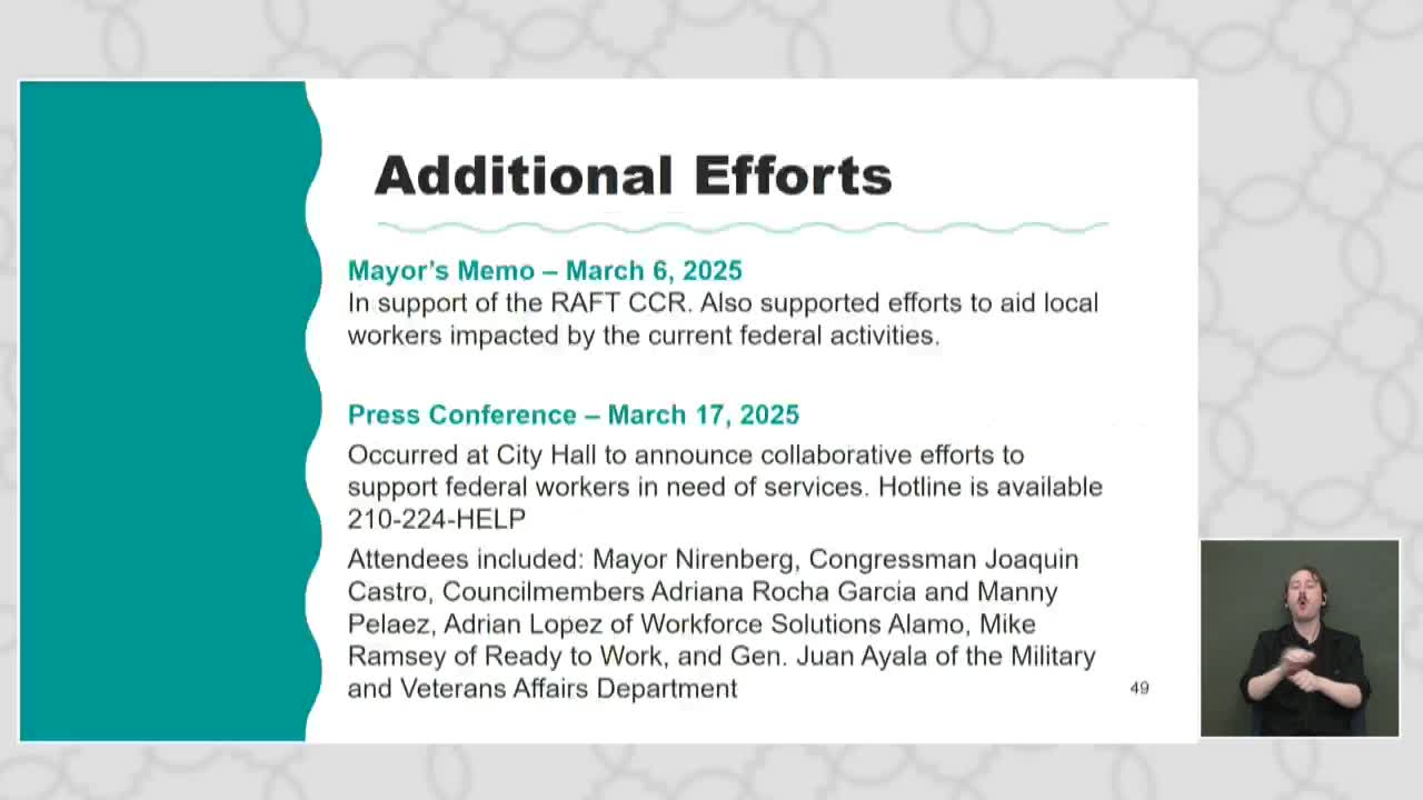 San Antonio governance committee advances 14 council consideration requests, sending items to committees and budget process