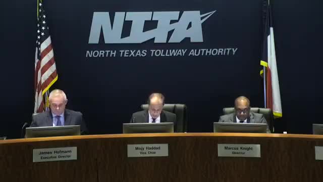 NTTA board approves agenda, minutes and consent items; approves pulled consent item 9(e) separately