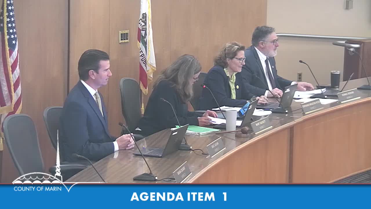 Ross Asselstine addresses Marin County Board on Flood Zone 9 concerns