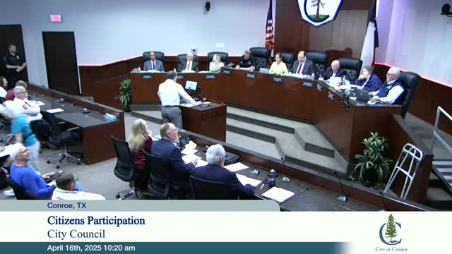 Woodland Hills residents press Conroe council over front-yard pedestals, damage from fiber work; council asks staff to study options