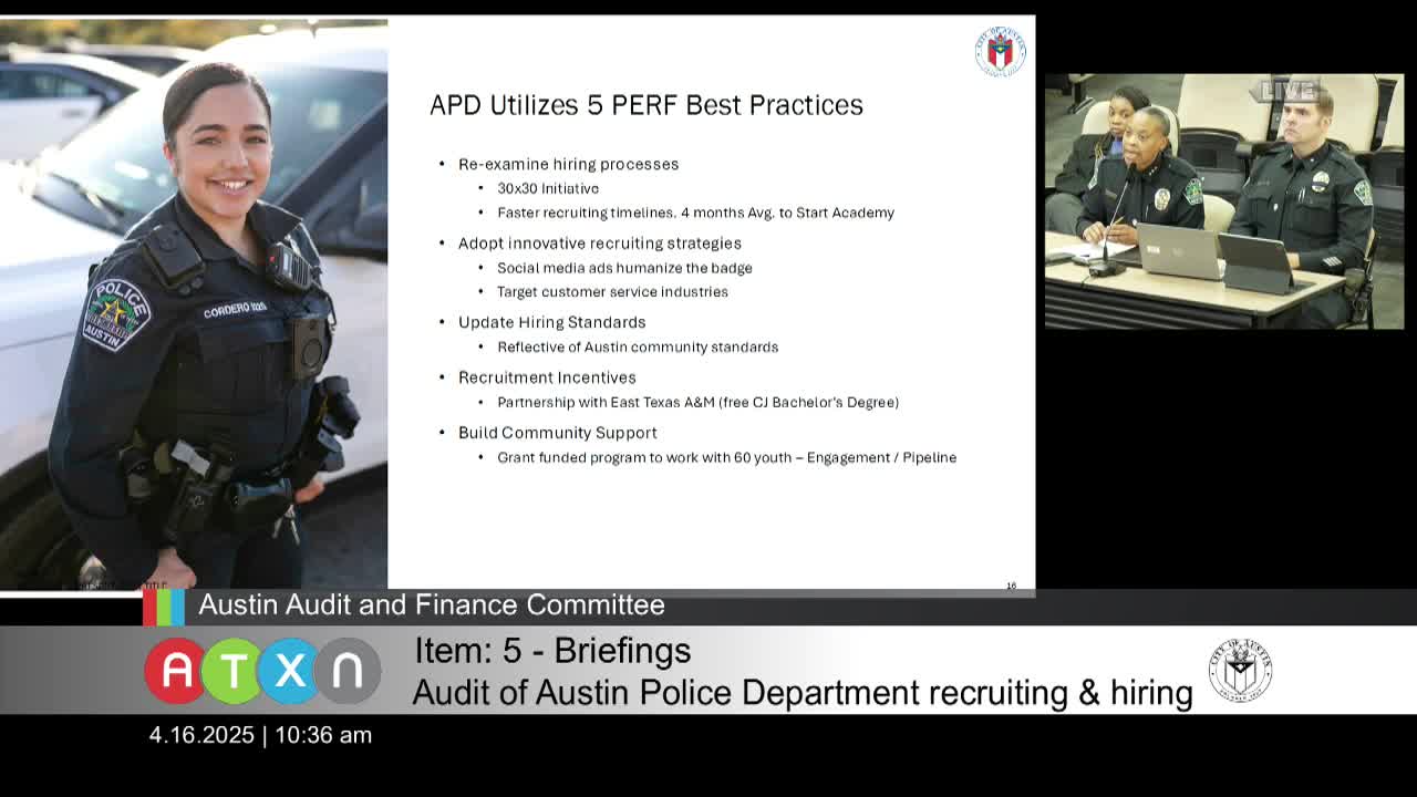 Chief Henderson unveils strategies to enhance police recruitment and retention efforts