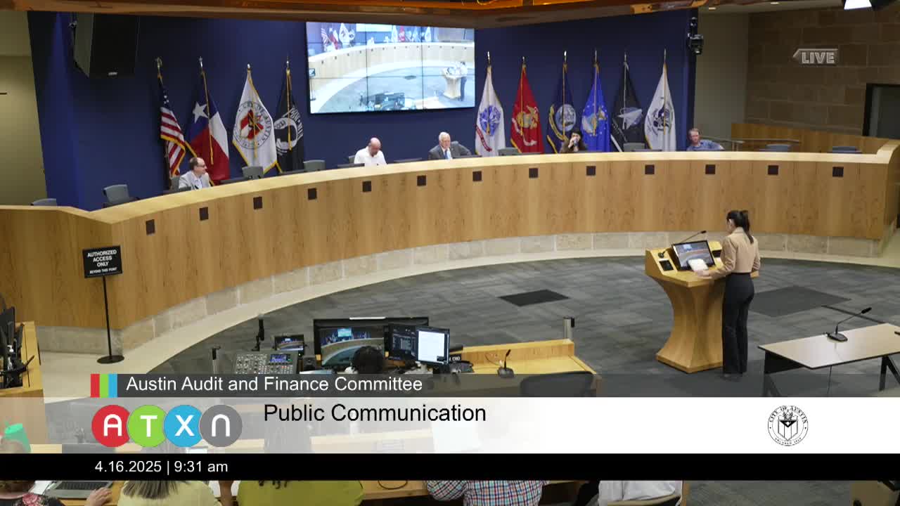 Audit & Finance panel postpones decision on Immigrant Affairs, Aging bylaws; advances zero-waste change