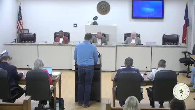 Commissioners approve engineering contracts and a subdivision variance for mobility bond roads