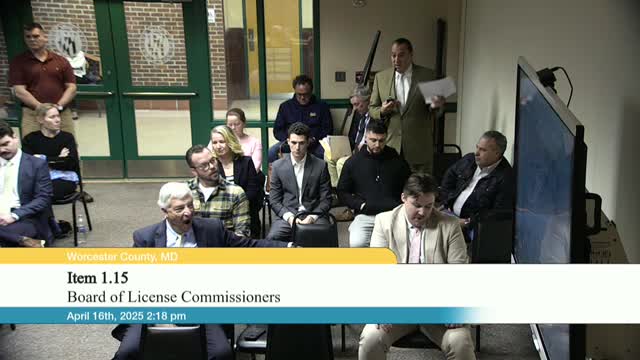 Ocean City Board Reviews Opposition to New Liquor License amid Community Concerns