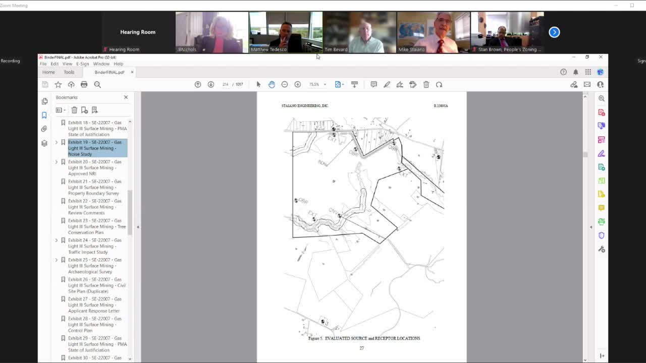 Civil engineer Wilburn outlines mining site plans at hearings for Gaslight project