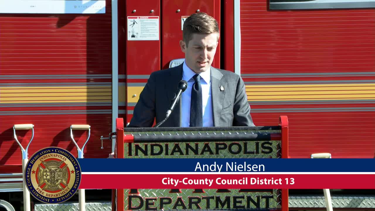 Indianapolis officials celebrate dedication of new IFD Station 20 on East Side