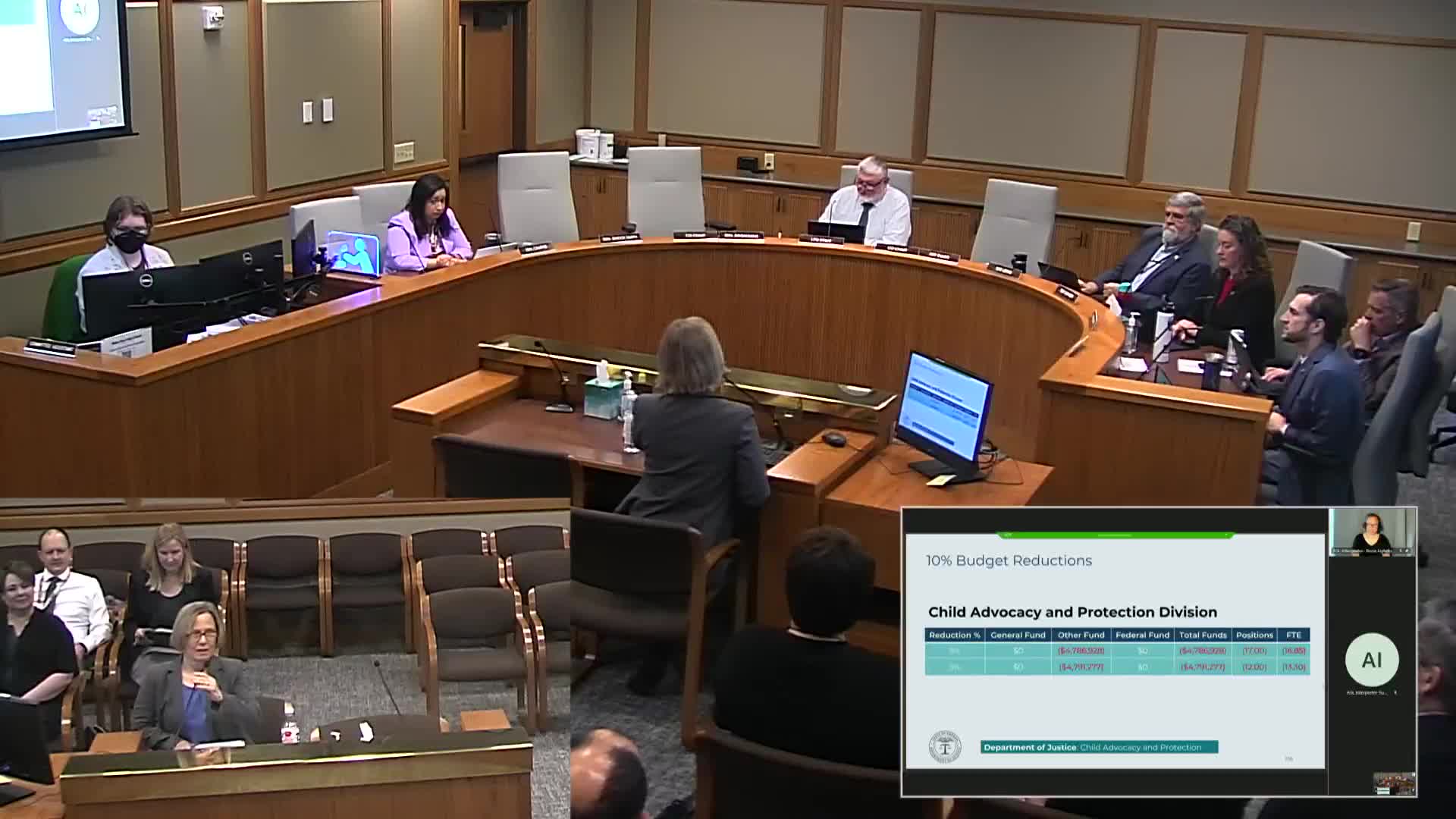 DOJ deputy AG details administrative services staffing shortfalls, IT and billing modernization requests