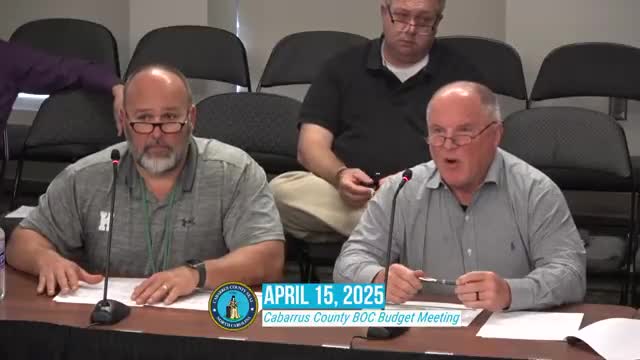 Cabarrus County discusses AO Brown campus upgrades and capital expenses
