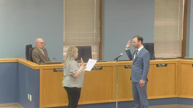 Matthew Sternig sworn in as District 4 Alderman in West Bend