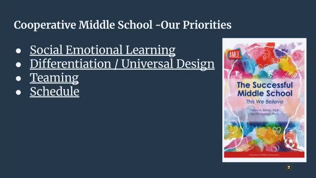 Cooperative Middle School unveils new grading system and expands support programs