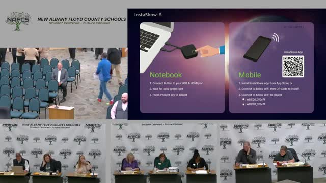 New Albany Floyd County Schools board approves key agreements and staffing reports