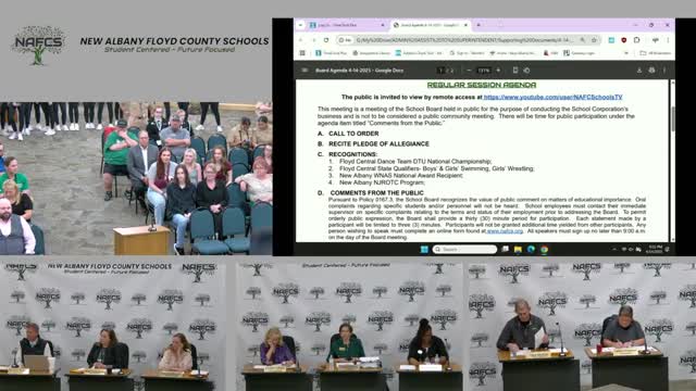 Floyd Central celebrates Dazzlers' national championship and recognizes athletes' achievements