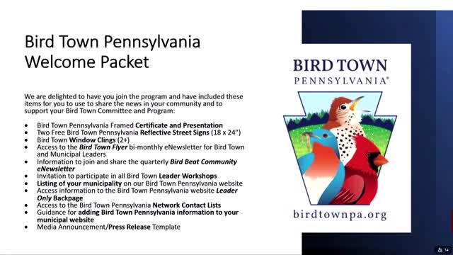 Dade College Borough receives bird town certification and discusses grant opportunities
